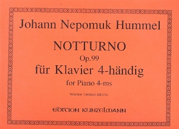 Notturno op.99 fr Klavier zu 4 Hnden