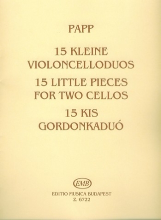 15 kleine Violoncelloduos  