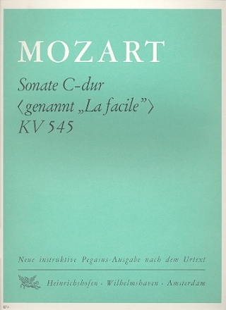 Sonate C-Dur KV545  fr Klavier