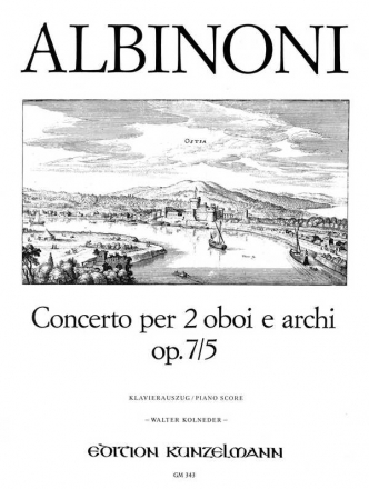 Concerto C-Dur op.7,5 fr 2 Oboen und Streicher fr 2 Oboen und Klavier