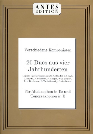 20 Duos aus 4 Jahrhunderten fr Alt- und Tenorsaxophon