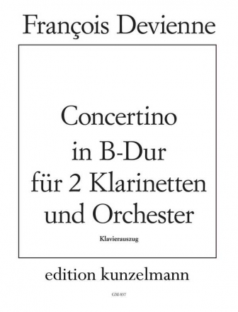 Concertino B-Dur fr 2 Klarinetten und Orchester fr 2 Klarinetten und Klavier