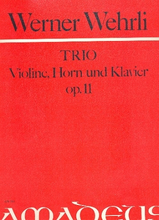 Trio op.11  fr Violine, Horn in f und Klavier in d-Moll Stimmen