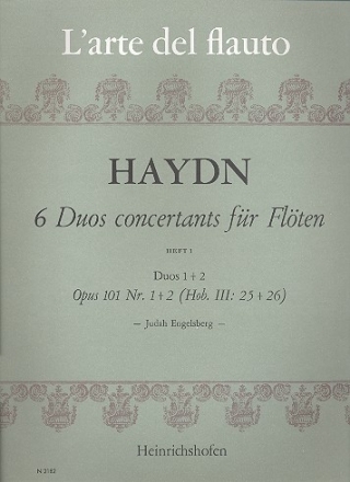 6 Duos concertants op.101 Band 1 (Nr.1-2, Hob.III:25-26 )  fr 2 Flten