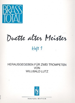 Duette alter Meister Band 1 fr 2 Trompeten