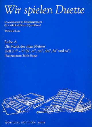 Wir spielen Duette Reihe A Band 2 fr 2 Altblockflten Spielpartitur