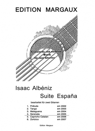 Serenata aus Suite Espana op.165 fr 2 Gitarren