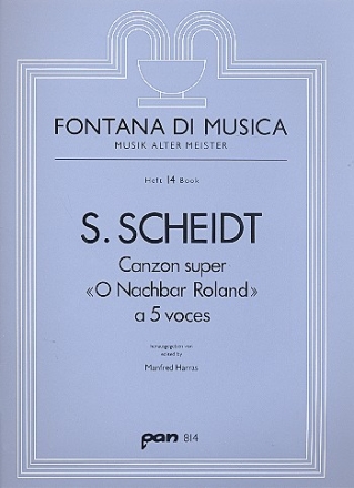 Canzon super 'O Nachbar Roland'  5 voces Partitur und Stimmen