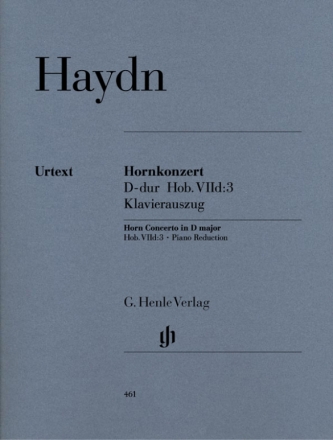 Konzert D-Dur Hob.VIId:3 fr Horn und Orchester fr Horn und Klavier fr Horn und Klavier