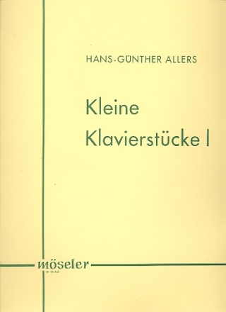 Kleine Klavierstuecke Band 1