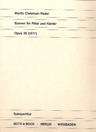 Szenen op.26 fr Flte und Klavier Spielpartitur