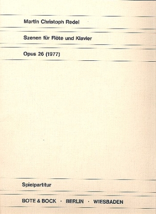 Szenen op.26 fr Flte und Klavier Spielpartitur