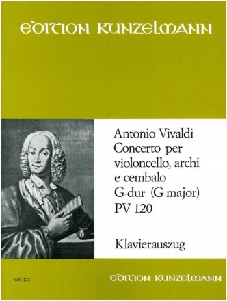 Konzert G-Dur PV120 fr Violoncello, Streicher und Cembalo Violoncello und Klavier