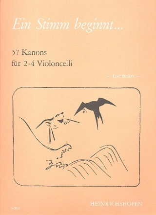 Ein Stimm beginnt 57 Kanons fr 2-4 Violoncelli