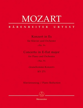 Konzert Es-Dur Nr.9 KV271  fr Klavier und Orchester fr 2 Klaviere,  Spielpartitur
