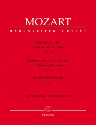 Konzert Es-Dur Nr.9 KV271 fr Klavier und Orchester fr 2 Klaviere,  Spielpartitur