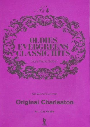 Original Charleston: Einzelausgabe Easy Piano Solos