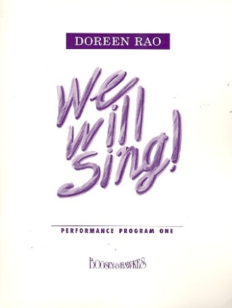 We Will Sing! Band 1 fr Kinderchor Schlerheft