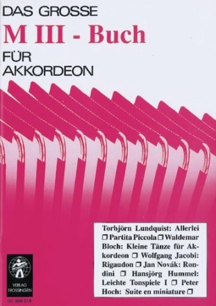 Das groe M 3-Buch Band 1 fr Akkordeon