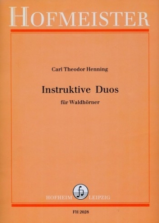 Instruktive Duos  fr 2 Hrner