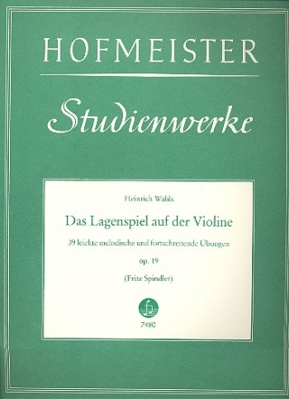 Das Lagenspiel auf der Violine op.19  
