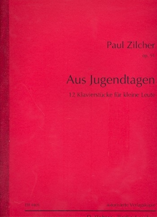 Aus Jugendtagen op.91 12 leichte Klavierstcke Verlagskopie