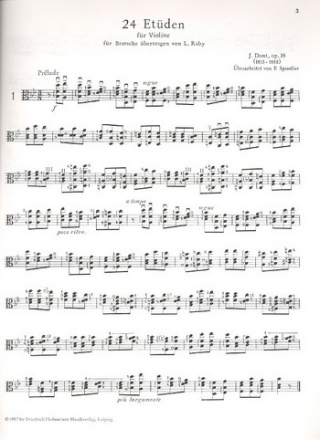 24 Etden fr Violine fr Viola bertragen