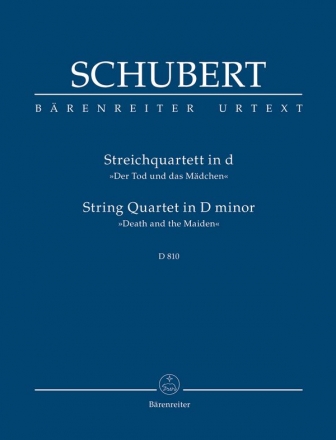 Streichquartett d-Moll D810  Studienpartitur
