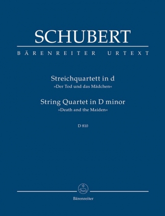 Streichquartett d-Moll D810  Studienpartitur