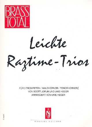 Leichte Ragtime-Trios fr 3 Trompeten Partitur und Stimmen