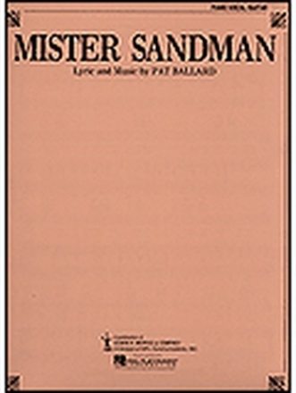 Mister Sandman: gesang und klavier Einzelausgabe