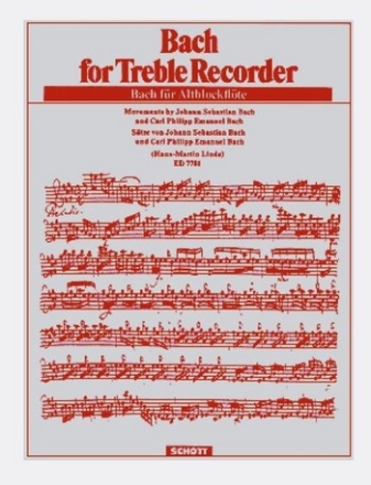 Bach for treble recorder