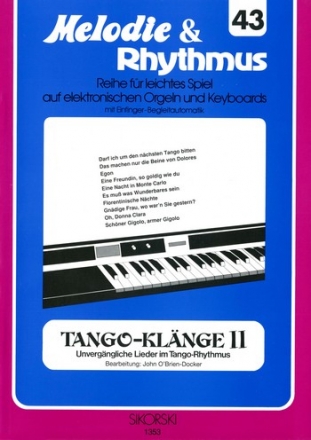 Tango-Klnge Band 2: fr E-Orgel / Keyboard