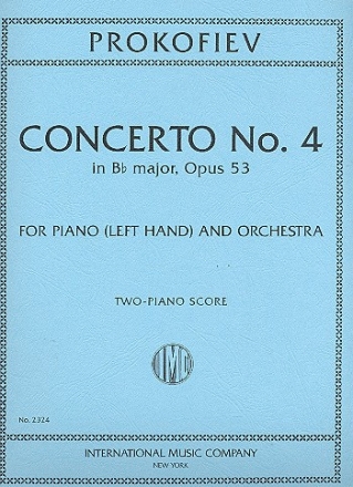 Concerto B flat major no.4 op.53 for piano (left hand) and orchestra for 2 pianos