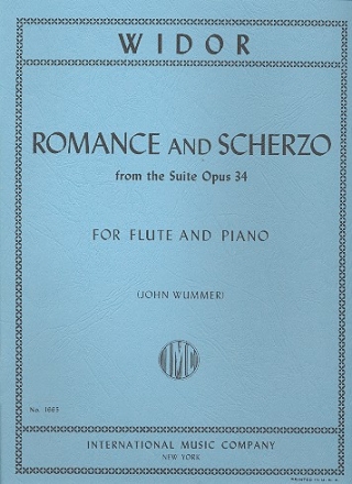 Romance and scherzo from the Suite op.34 for flute and piano