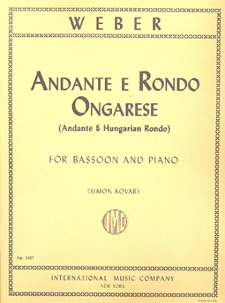 Andante e Rondo ongarese op.35 for bassoon and piano