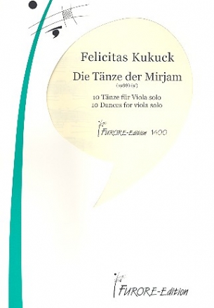 Die Tnze der Mirjam  fr Viola solo