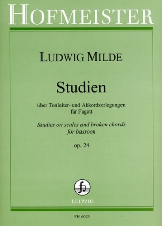 Studien ber Tonleiter- und Akkordzerlegungen op.24 fr Fagott