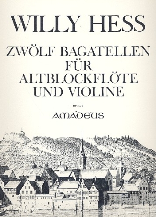 12 Bagatellen op.108 fr Altblockflte (Flte) und Violine