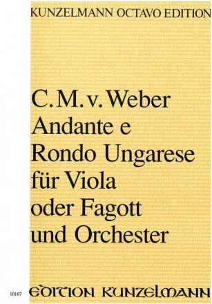 Andante e rondo ungarese op.35 fr Viola oder Fagott und Orchester Partitur