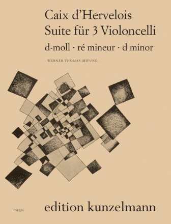Suite d-Moll fr 3 Violoncelli Stimmen