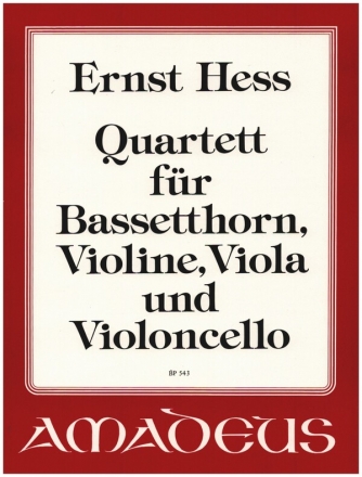 Quartett Kleine Musik op.29b fr Bassetthorn, Violine, Viola und Violoncello Partitur und Stimmen