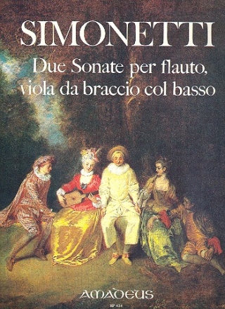 2 sonate a tre op.10 per flauto, viola da braccio col basso