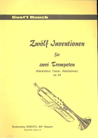 12 Inventionen op.24 fr 2 Trompeten