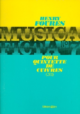 Musica ficta no.7  pour quintette de cuivres