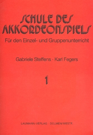 Schule des Akkordeonspiels Band 1 fr Piano-Akkordeon