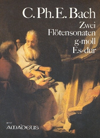 2 Sonaten fr Flte und obligates Cembalo (g-Moll, Es-Dur)