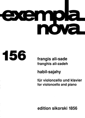 Habil-Sajahy fr Violoncello und Klavier