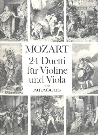 24 Duette fr Violine und Viola Stimmen