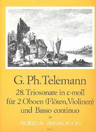 Triosonate c-Moll Nr.28 fr 2 Oboen und Bc